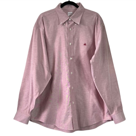 Brooks Brothers Mens XL Button Down Long Sleeve Polo Oxford Shirt - Picture 1 of 6